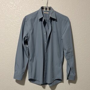 Burberry Slate Blue Dress Shirt